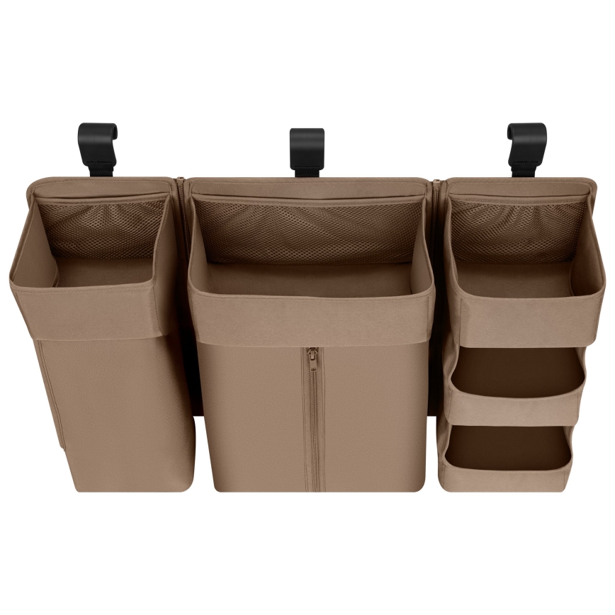 Lionelo - 3-in-1 SIDEPOCKET Organizer für das Babybett, Beige