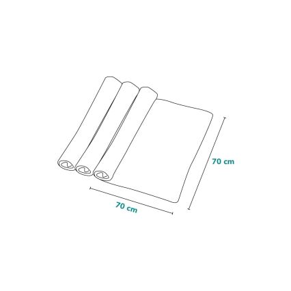 Lionelo - 3er-Set Bambus-Mullwindeln BAMBOO SET 70x70 cm Dot