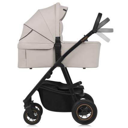 Lionelo - AMBER PLUS Kombi-Kinderwagen 2-in-1 Beige Sand