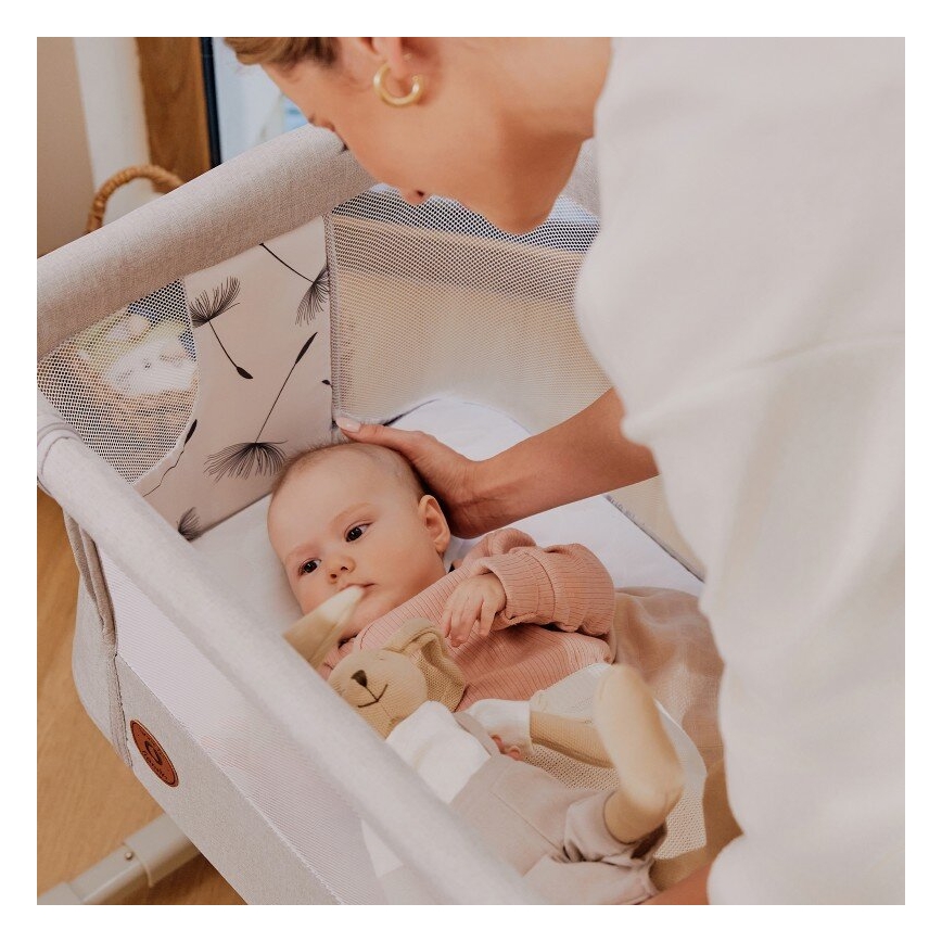 Lionelo - AURORA 3-in-1 Babybett, grau