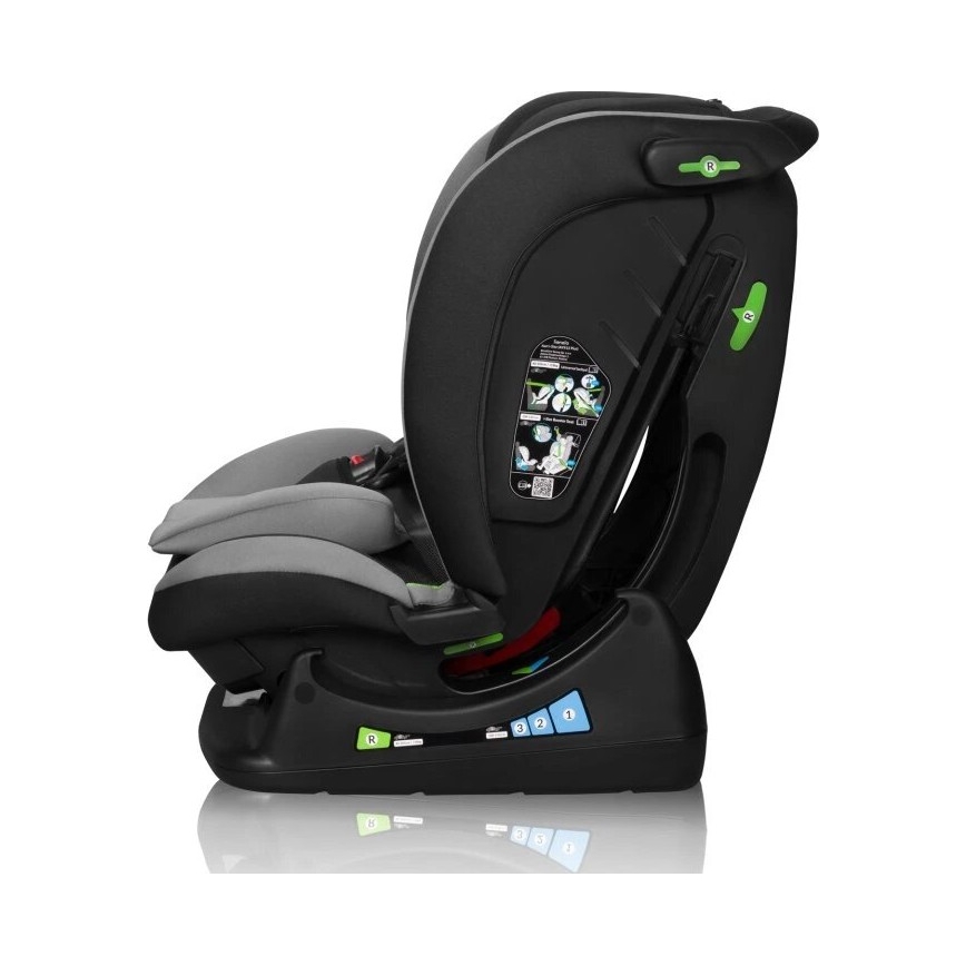 Lionelo - Autokindersitz AART i-Size 40-150 cm schwarz/grau