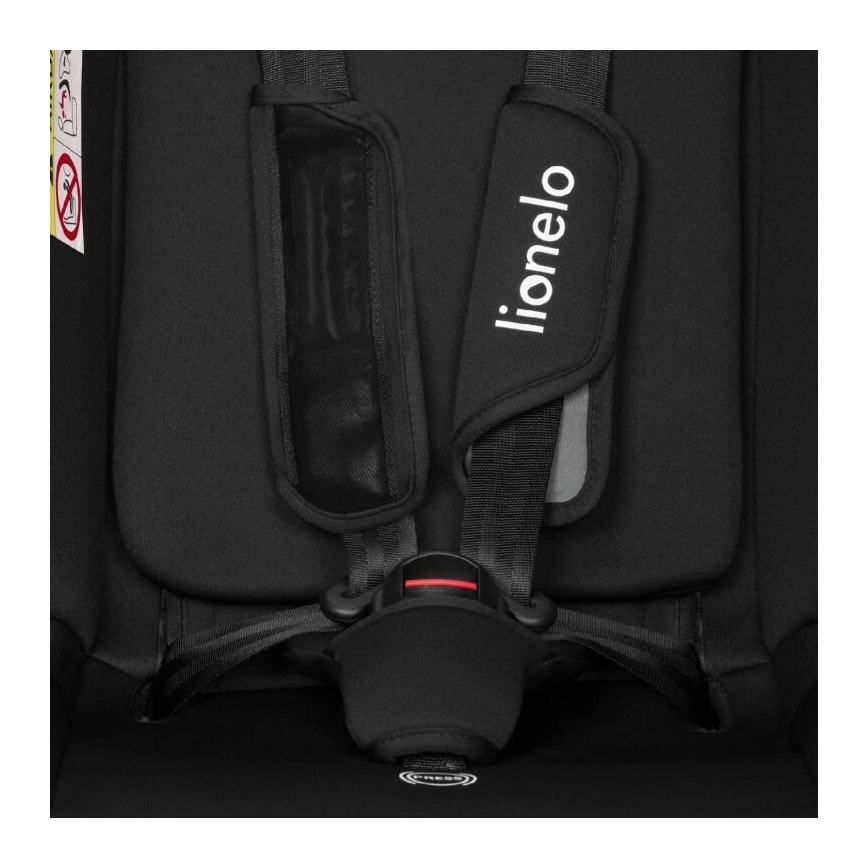 Lionelo - Autokindersitz AART i-Size 40-150 cm schwarz/grau