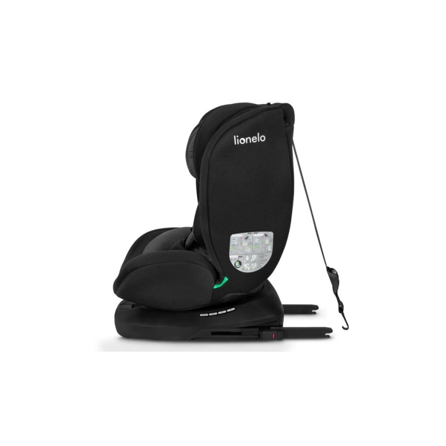 Lionelo - Autokindersitz BASTIAAN i-Size 40-150 cm schwarz/grau