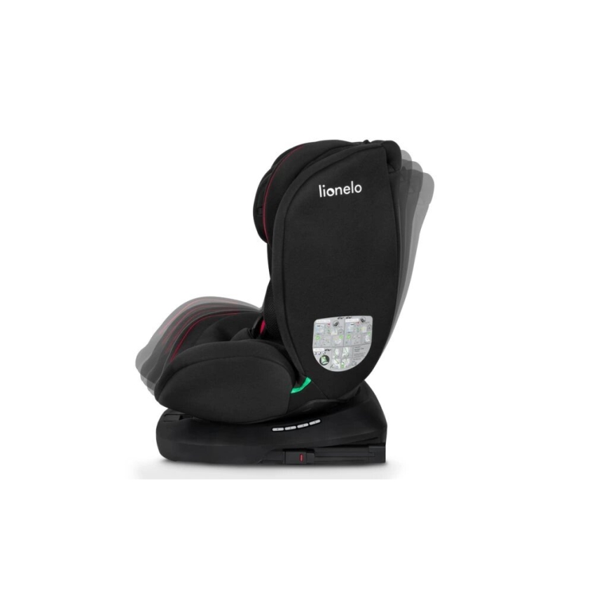 Lionelo - Kindersitz BASTIAAN i-Size 40-150 cm schwarz/rot