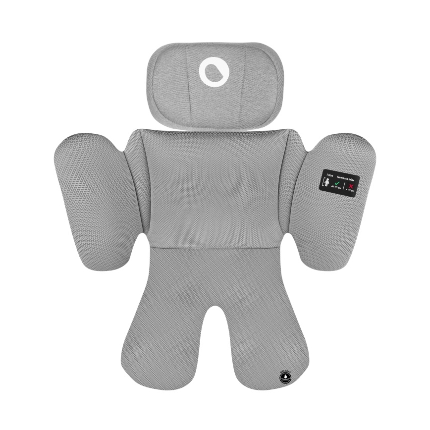 Lionelo - Autokindersitz BRAVE i-Size mit drehbarer Basis 40-150 cm Grey Stone