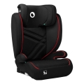 Lionelo - Autokindersitz HUGO i-Size 100-150 cm schwarz/rot