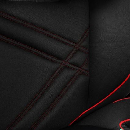 Lionelo - Autokindersitz HUGO i-Size 100-150 cm schwarz/rot
