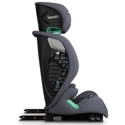 Lionelo - Autokindersitz IGO i-Size 100-150 cm Grau Graphit
