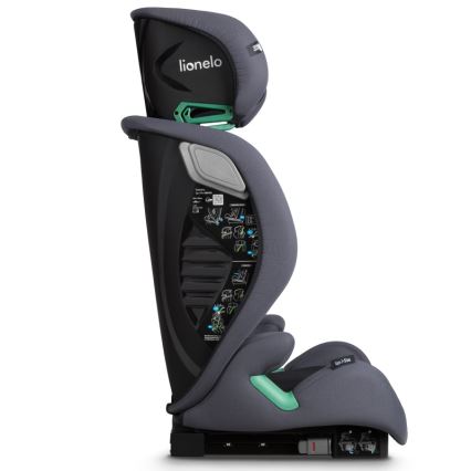 Lionelo - Autokindersitz IGO i-Size 100-150 cm Grau Graphit