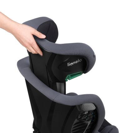 Lionelo - Autokindersitz IGO i-Size 100-150 cm Grau Graphit