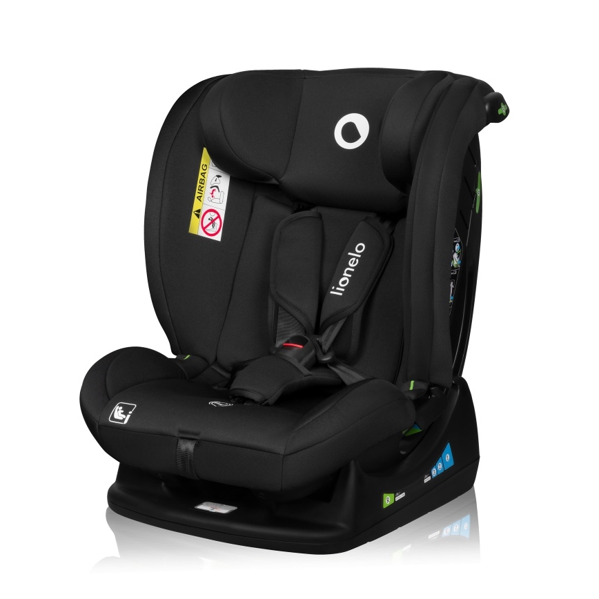 Lionelo - Autokindersitz IZZY i-Size 40-150 cm Schwarz/Carbon