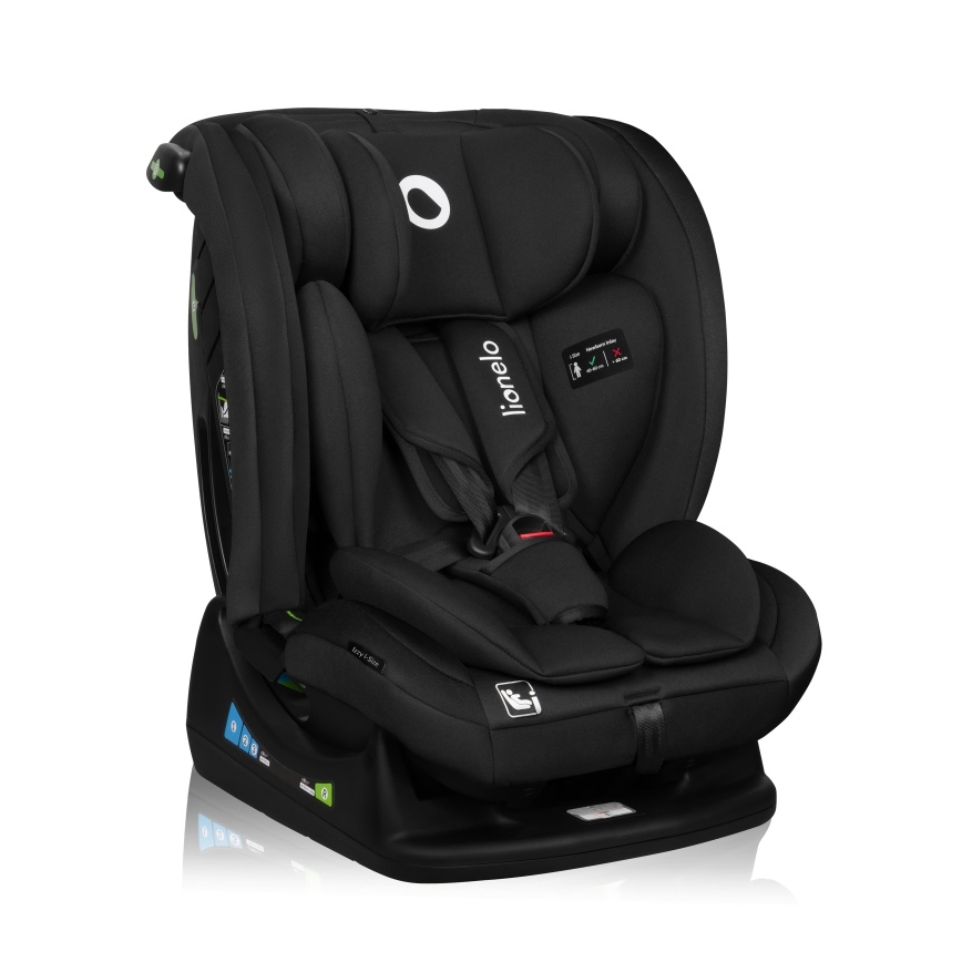 Lionelo - Autokindersitz IZZY i-Size 40-150 cm Schwarz/Carbon