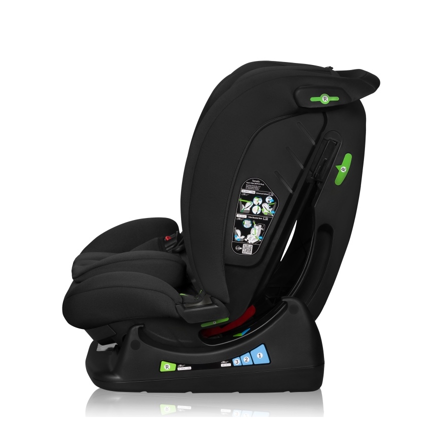 Lionelo - Autokindersitz IZZY i-Size 40-150 cm Schwarz/Carbon