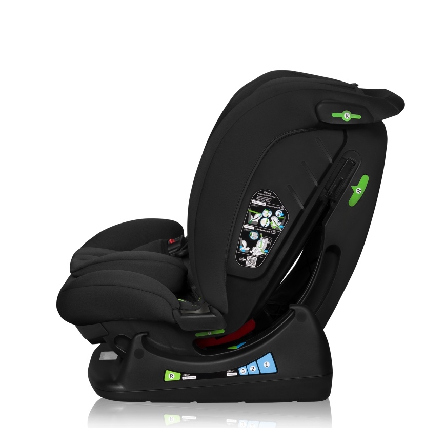 Lionelo - Autokindersitz IZZY i-Size 40-150 cm Schwarz/Carbon