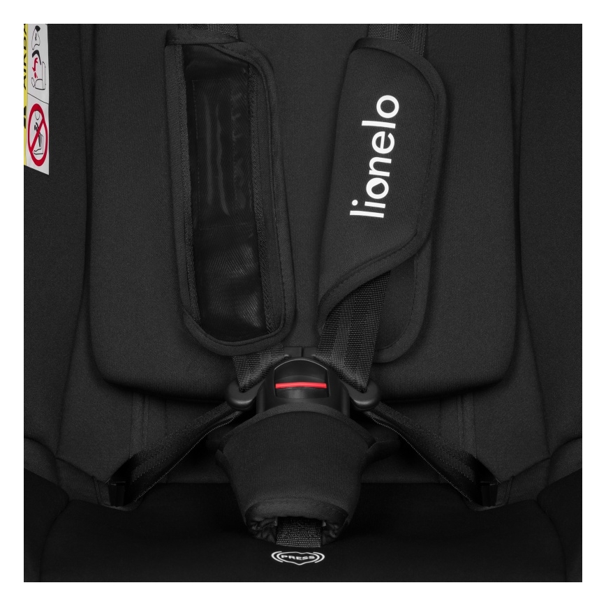 Lionelo - Autokindersitz IZZY i-Size 40-150 cm Schwarz/Carbon