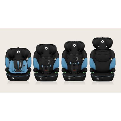 Lionelo - Autokindersitz LEVI i-Size 76-150 cm Kobaltblau