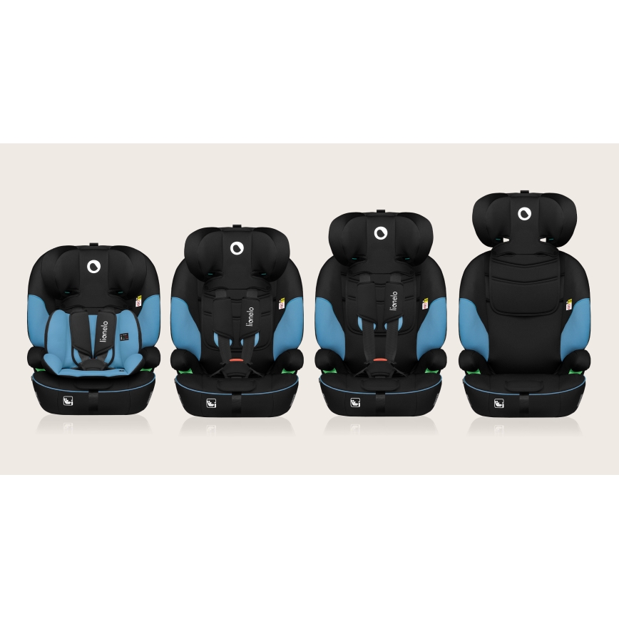 Lionelo - Autokindersitz LEVI i-Size 76-150 cm Kobaltblau