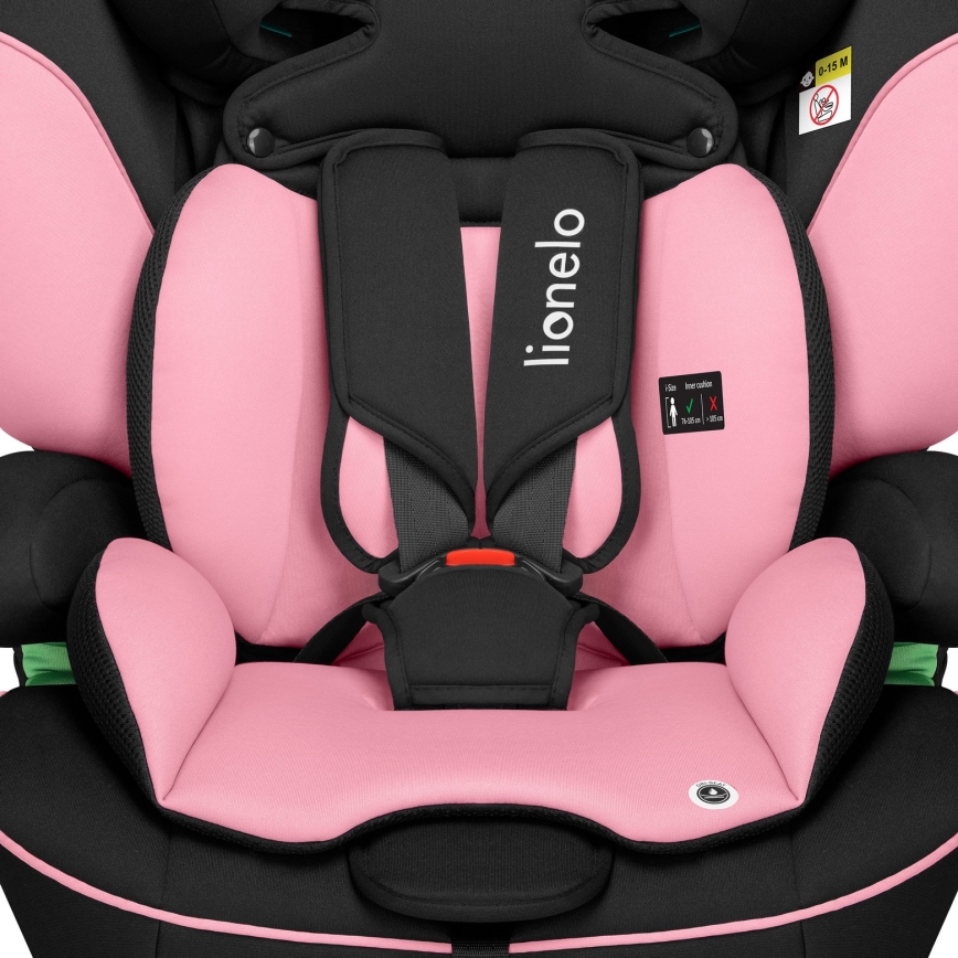 Lionelo - Autokindersitz LEVI i-Size 76-150 cm Pink Baby