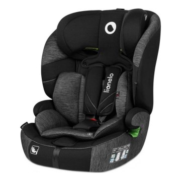Lionelo - Autokindersitz LEVI ONE i-Size 76-150 cm schwarz/grau