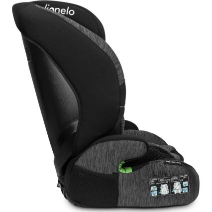 Lionelo - Autokindersitz LEVI ONE i-Size 76-150 cm schwarz/grau