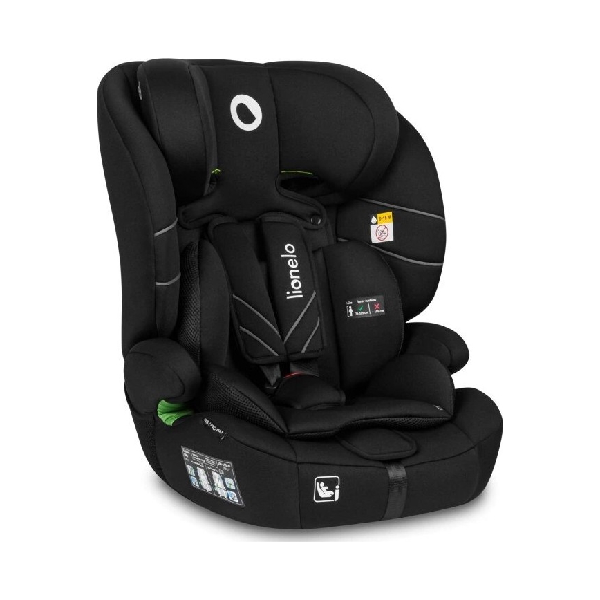 Lionelo - Autokindersitz LEVI ONE i-Size 76-150 cm schwarz