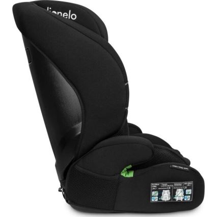 Lionelo - Autokindersitz LEVI ONE i-Size 76-150 cm schwarz