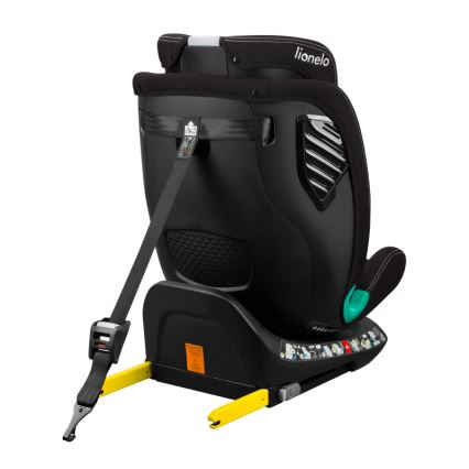 Lionelo - Kindersitz mit drehbarer Basis BASTIAAN ONE i-Size 40-150 cm Carbon-Schwarz