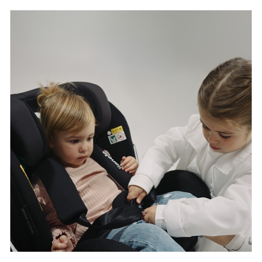 Lionelo - Kindersitz mit drehbarer Basis ANTOON PLUS i-Size 40-105 cm Onyx-Schwarz