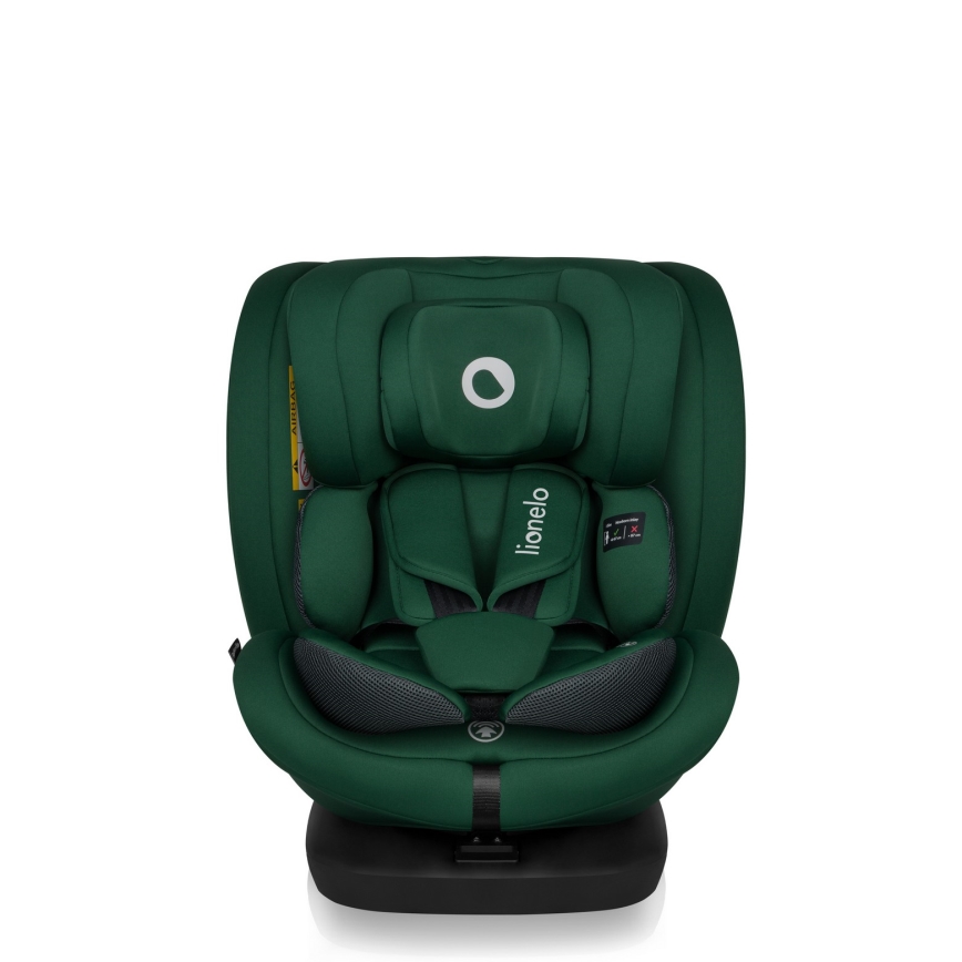 Lionelo - Autokindersitz mit drehbarer Basis BASTIAAN i-Size 40-150 cm Green Forest