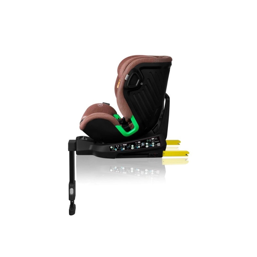 Lionelo - Autokindersitz mit drehbarer Basis HARMONY i-Size 40-150 cm ziegelrot