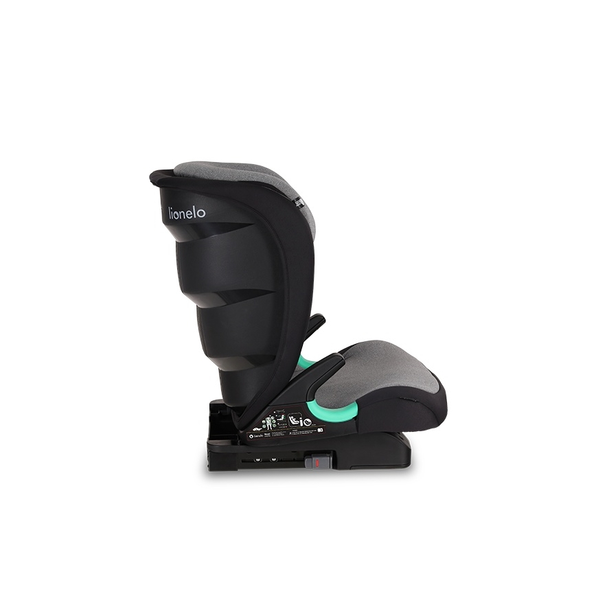 Lionelo - Autokindersitz NEAL i-Size 100-150 cm Grey Stone