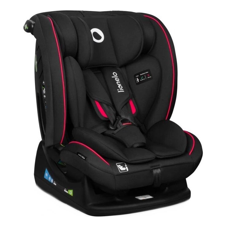 Lionelo - Autositz AART i-Size 40-150 cm schwarz/rot