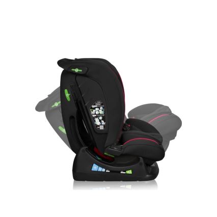 Lionelo - Autositz AART i-Size 40-150 cm schwarz/rot