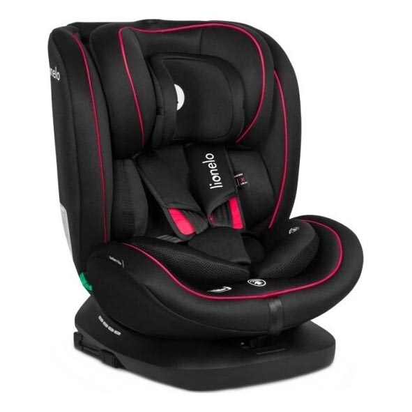 Lionelo - Autositz BASTIAAN i-Size 40-150 cm schwarz/rot