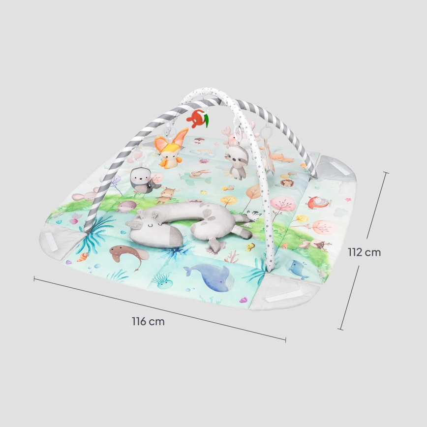 Lionelo - Baby-Spieldecke ANIKA Natural