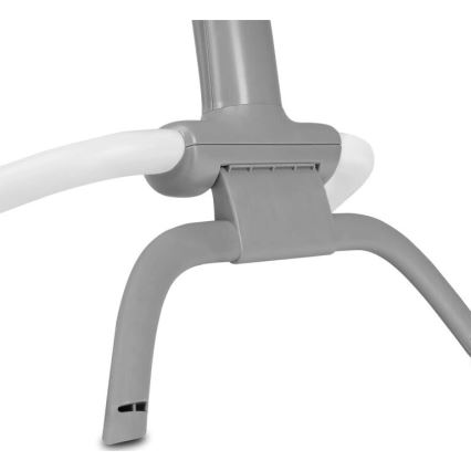 Lionelo - Baby-Wippe mit Vibrationsfunktion und Melodie PASCAL 2×AA grau/türkis