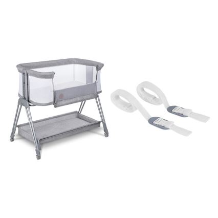 Lionelo - Babybett 2in1 LUNA grau