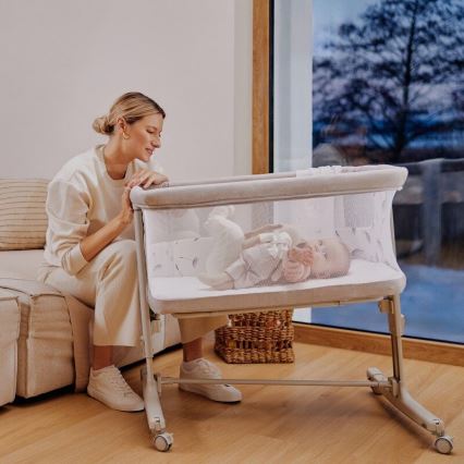 Lionelo - Babybett 3-in-1 AURORA beige
