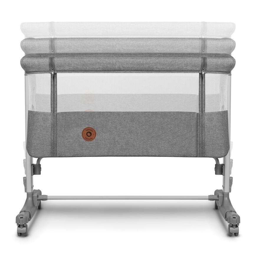 Lionelo - Babybett 3-in-1 AURORA dunkelgrau