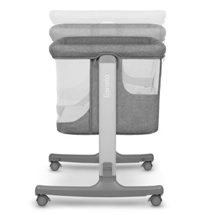 Lionelo - Babybett 3-in-1 AURORA dunkelgrau