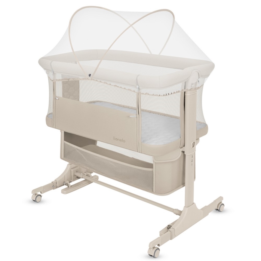 Lionelo - Babybett 3-in-1 JODIE Beige Creme