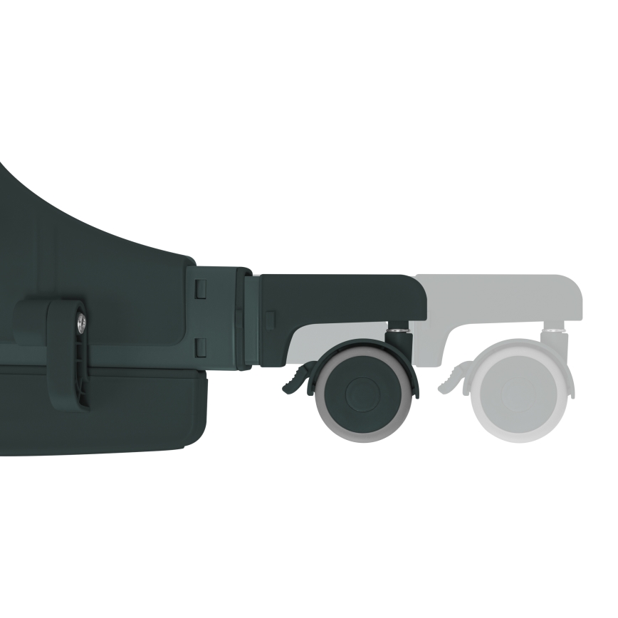 Lionelo - Babybett 3-in-1 JODIE Grün/Graphit