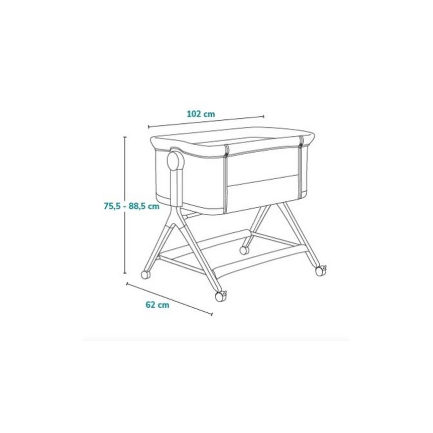 Lionelo - Babybett 3-in-1 LEONIE PLUS beige