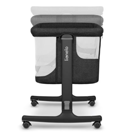 Lionelo - Babybett 3in1 AURORA schwarz