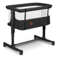 Lionelo - Babybett 3‑in‑1 AURORA Grau Graphit