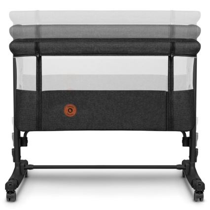 Lionelo - Babybett 3‑in‑1 AURORA Grau Graphit