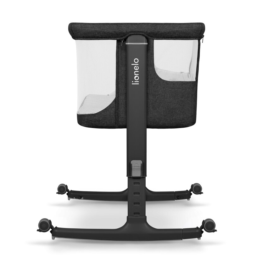 Lionelo - Babybett 3‑in‑1 AURORA Grau Graphit