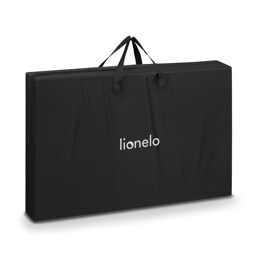 Lionelo - Babybett 3‑in‑1 AURORA Grau Graphit