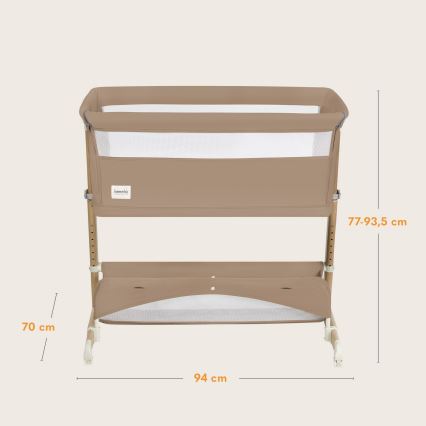 Lionelo - Babybett 5-in-1 THOMI PLUS Beige Carmel
