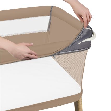 Lionelo - Babybett 5-in-1 THOMI PLUS Beige Karamell